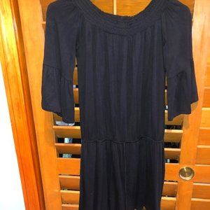 Nic & Lulu black shorts romper, size L Bought but never worn